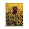 Stupell Industries Happy Bear Sunflower Field Framed Giclee Art
